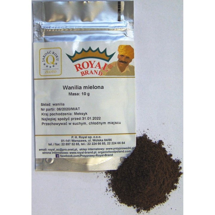 Vanília por, Royal Brand, 10 g