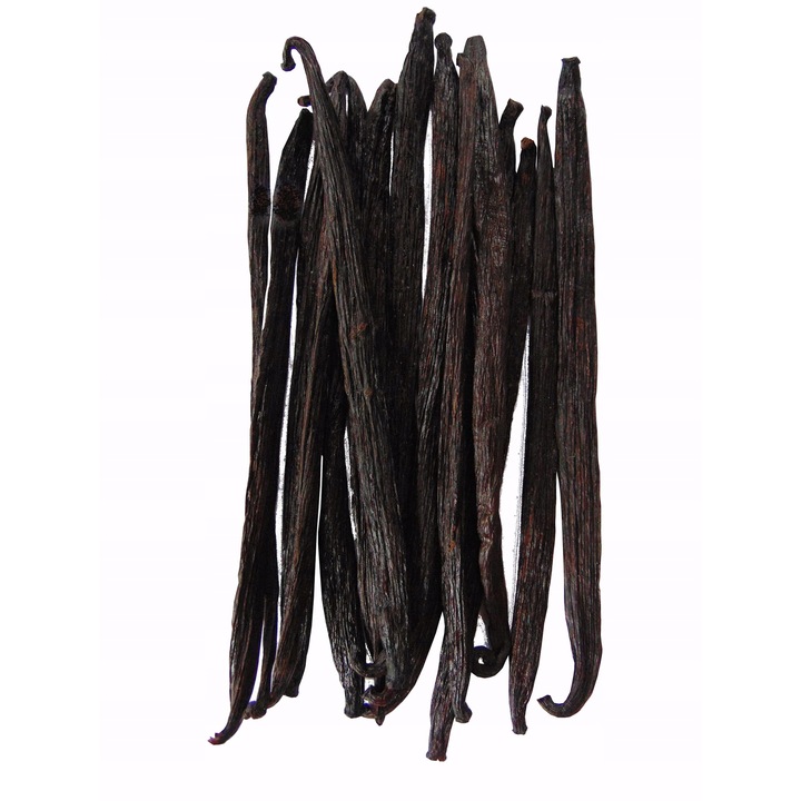 Pachet 14 batoane vanilie, pastai de vanilie groase, Royal Brand, 12-14 cm, Maro