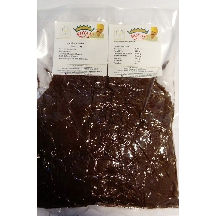 Vanilie macinata, Royal Brand, 0.5 Kg
