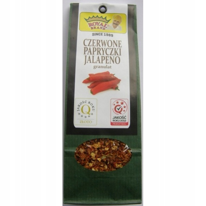 Ardei rosu jalapeno, Royal Brand, 40 g, Rosu