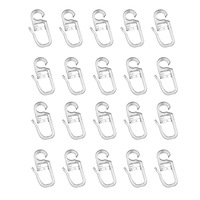 Set 100 carlige perdea, NUODWELL, Designul in forma de S este mai solid, Pentru prinderea perdelei, Pentru camera de zi, sufragerie, bucatarie, dormitor, baie, camera de pepiniera decor, Plastic, Transparent
