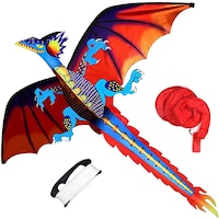 Zmeu dinozaur 3D, Tebnaild, 140 x 120 x 10 cm, Multicolor