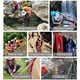 Coarda de siguranta pentru alpinism in aer liber, Tebnaild, Poliester, 20m, Albastru/Galben