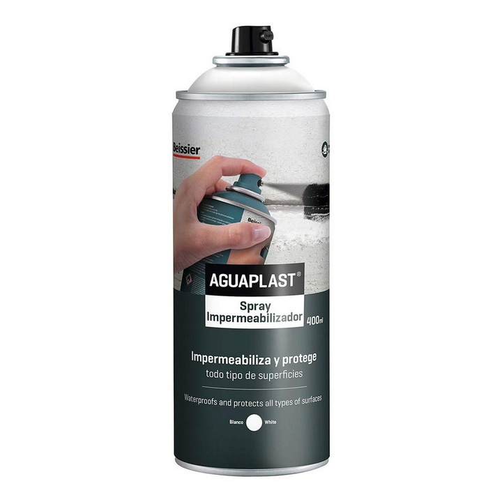 Hidroizolator spray, Aguaplast, 400 ml, Alb