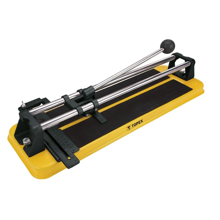 Masina pentru placi ceramice, Topex, 400 mm, Negru/Galben