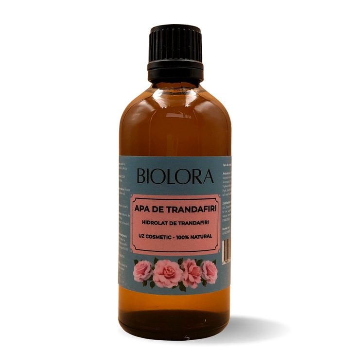 Розова вода/Розов хидролат, 100% натурален, козметична употреба, за грижа за кожата и косата, 100 ml