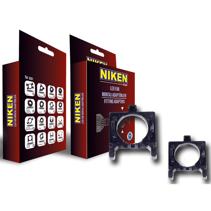 Set 2 adaptoare far Ford Focus - faza scurta