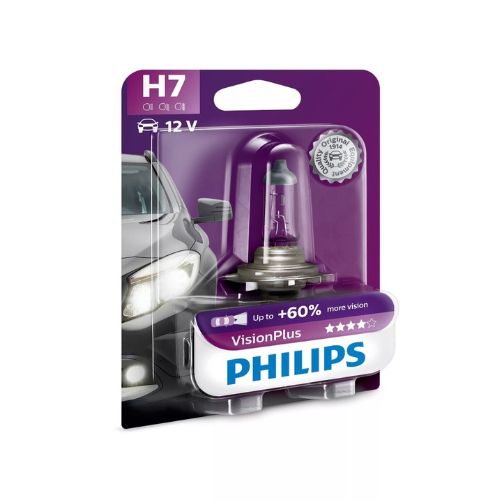 Bec Far H7 55W 12V Vision Plus Philips