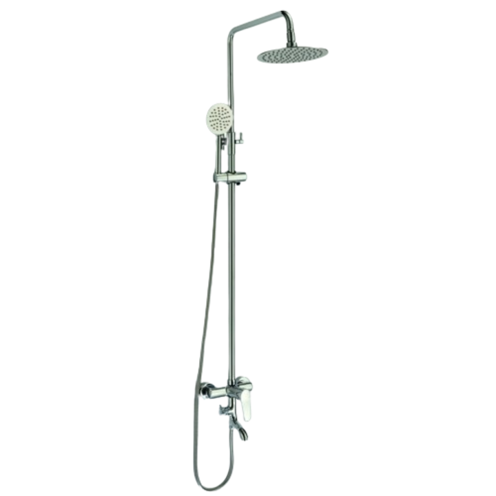 Sistem de duș, Inter Ceramic, ICT 6326 „AVA“, mixer, pară de duș fixă, pară de duș mobilă și furtun