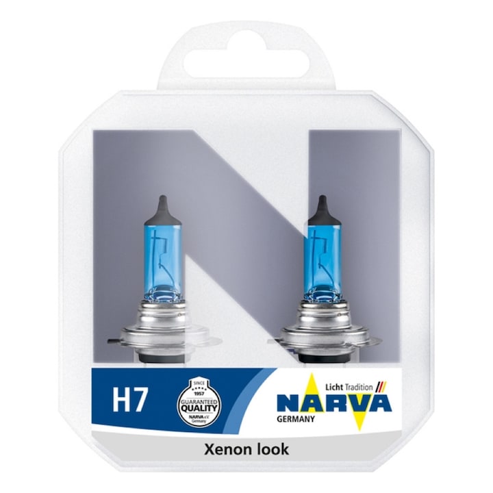 Комплект 2 крушки за фарове NARVA XENON LOOK H7 12V 55W