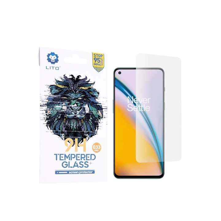 Стъкллен протектор за OnePlus Nord CE 5G / Nord 2 5G / Nord 2T 5G Lito 2.5D прозрачен