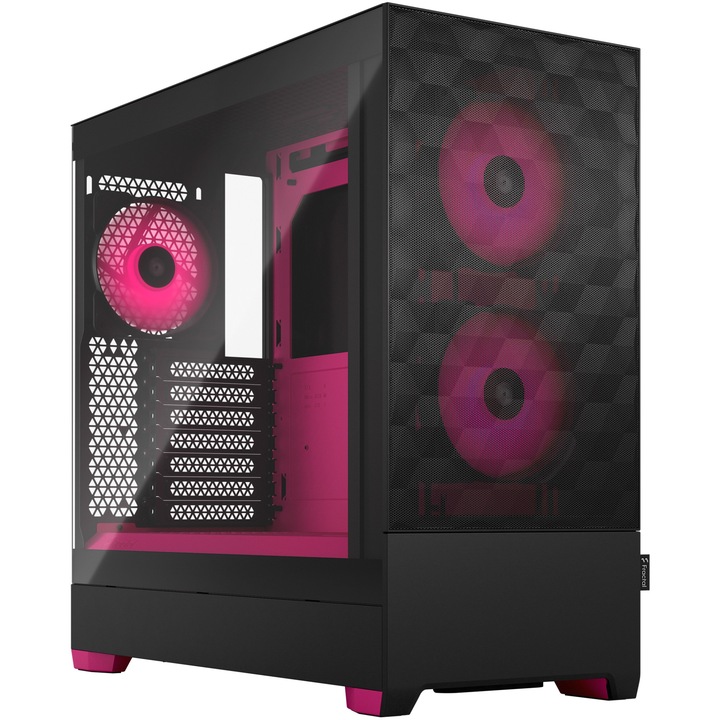 Компютърна кутия Fractal Design Pop Air RGB, Магента/черен, Middle Tower