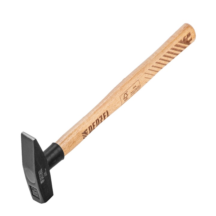 Чук Denzel, Дървена дръжка, 200 гр, Квадратно чело, EFP