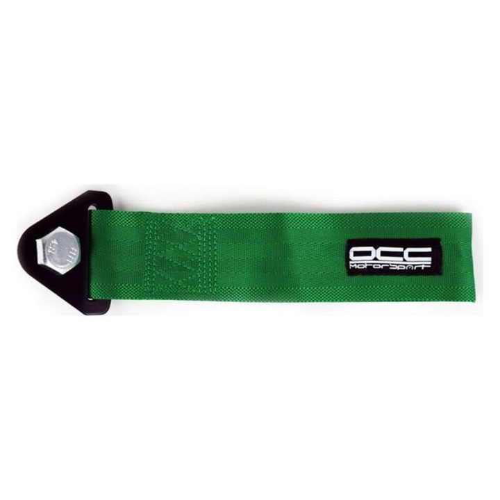Curea de tractare, OCC Motorsport, Masa maxima 3000kg, 15mm, Verde