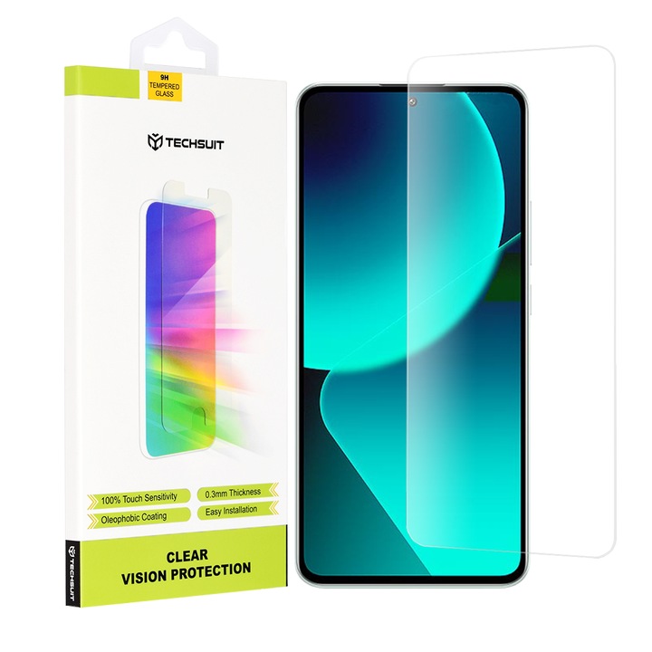 Протектор за Xiaomi 13T / 13T Pro - Techsuit Clear Vision Glass - Прозрачно