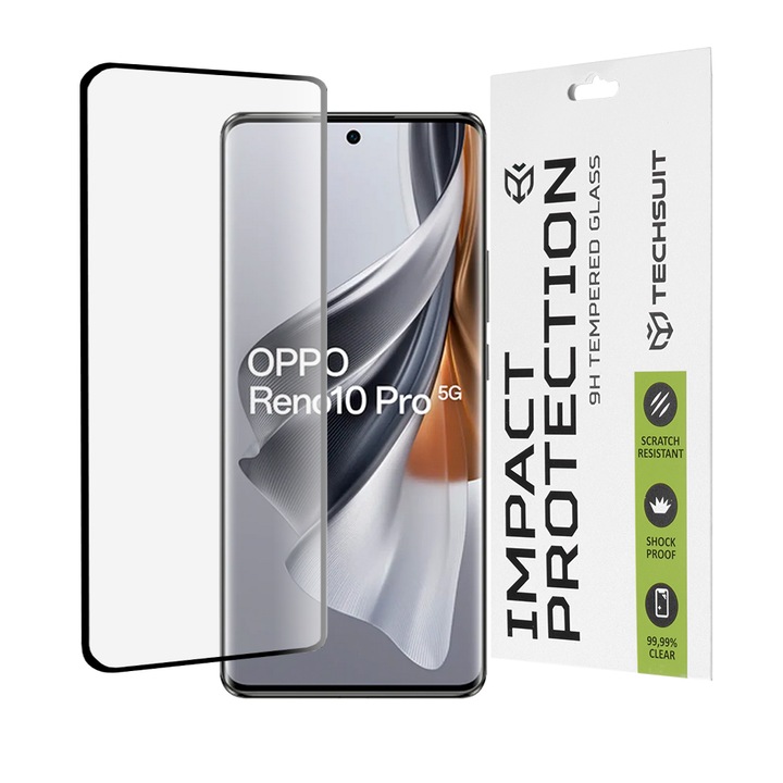 Folie protectie telefon, Smartphosis, Pentru Oppo Reno10 Pro, Negru