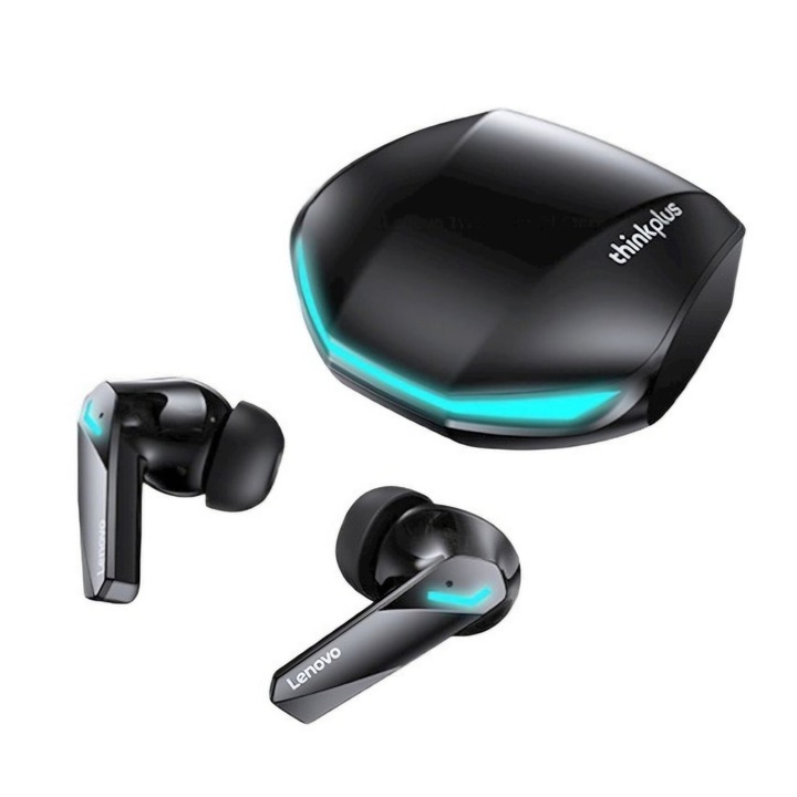 Bluetooth headset játékhoz, kettős módhoz, HD hívásokhoz - Lenovo GM2 Pro - fekete