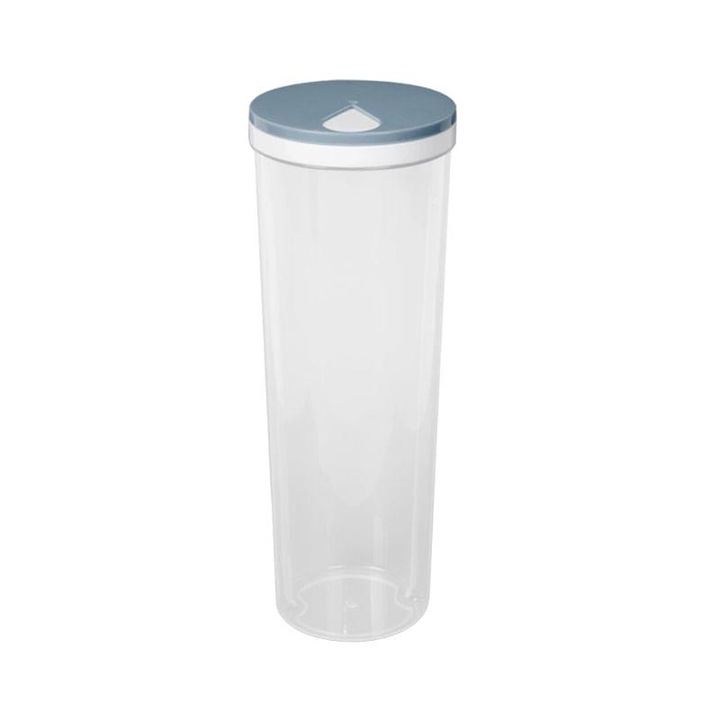 Cutie alimentara, Plastic, Transparent/Albastru