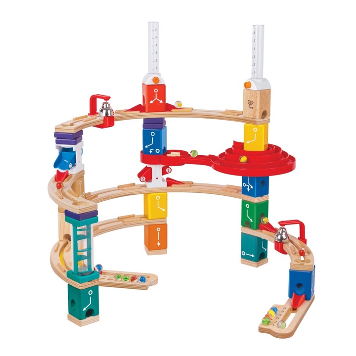 Fa pálya szett labdákkal, Hape, Quadrilla, Advanced Coding, 159 db