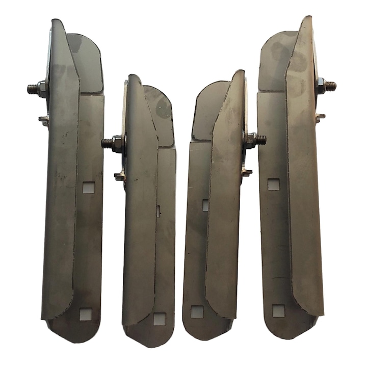 Set 4 lame pentru distribuitor, Compatibil cu Amazone, 200-240 mm, Gri