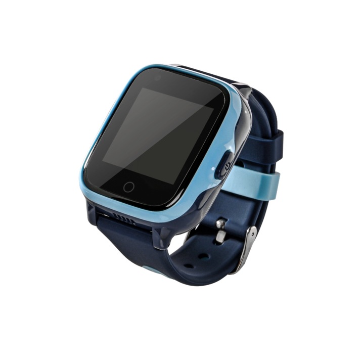 KidSafe Prime 4G kék gyerek okosóra magyar menüvel, videóhívás, cseppálló, SOS