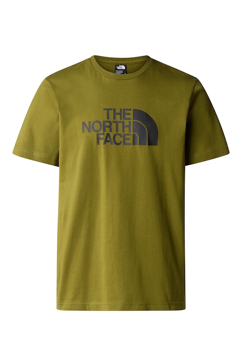The North Face, Тениска с памук на лога, Маслинено зелено