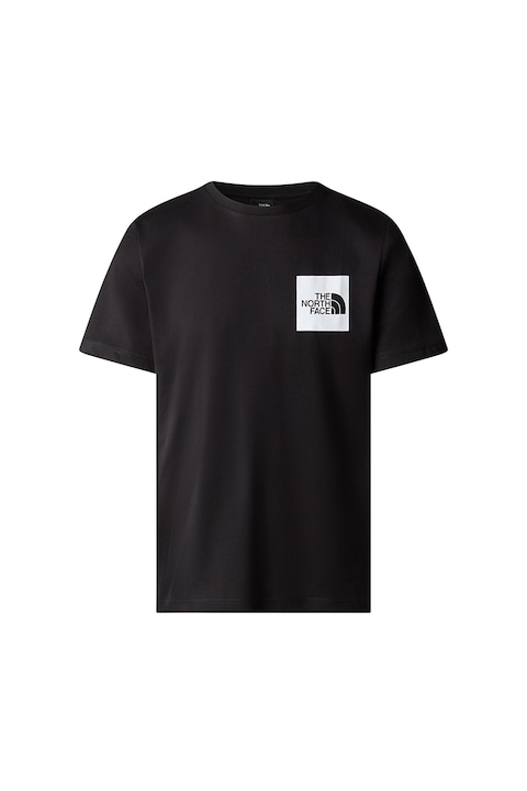 The North Face, Памучна тениска с лого, Черен