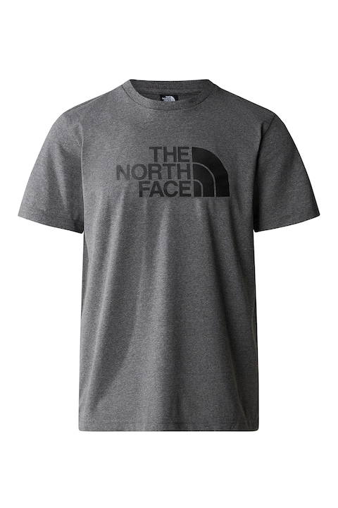 The North Face, Памучна тениска с лого, Tъмносив