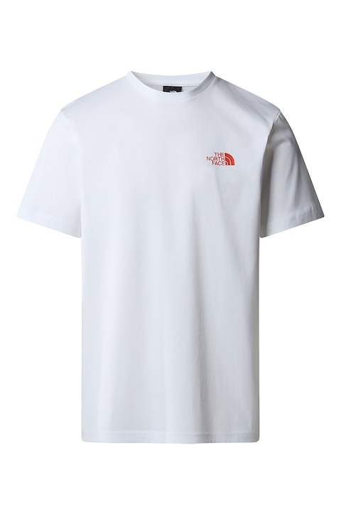 The North Face, Памучна тениска с лого, Бял