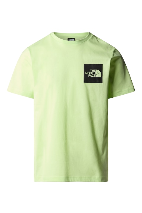 The North Face, Памучна тениска с лого, Бледозелен