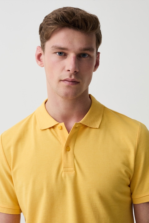 OVS, Тениска с яка, Жълт