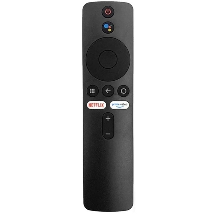 Telecomanda pentru Xiaomi Mi TV / Stick / Box XMRM-00A, KNTECH, functie vocala, Netflix, Prime Video, Negru