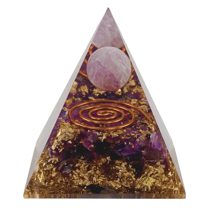 Orgonit és természetes kristályok piramisa | A lélek 12 arca | A Teremtő