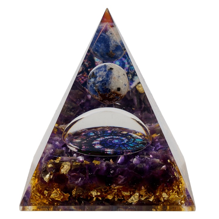 Orgonit és természetes kristályok piramisa | A lélek 12 arca | Az Univerzális