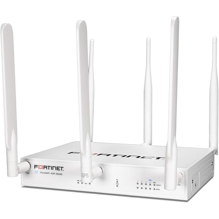 Fortinet vezeték nélküli router, FortiWiFi 40F-3G/4G, 1300MB/s, Fehér