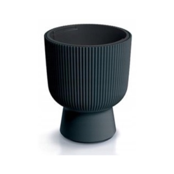 Саксия, Prosperplast, пластмаса, 24x30 см, черна