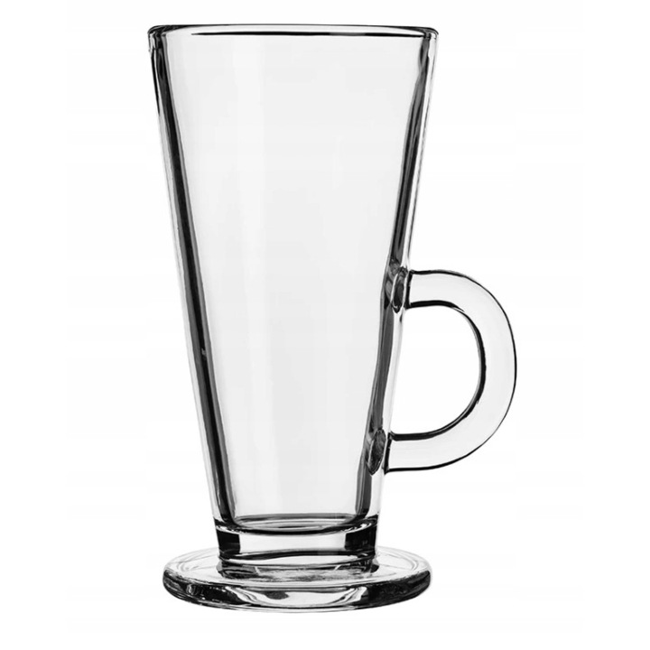 Чаша за кафе лате, Galicia, Стъклена чаша, 260 ml, прозрачна