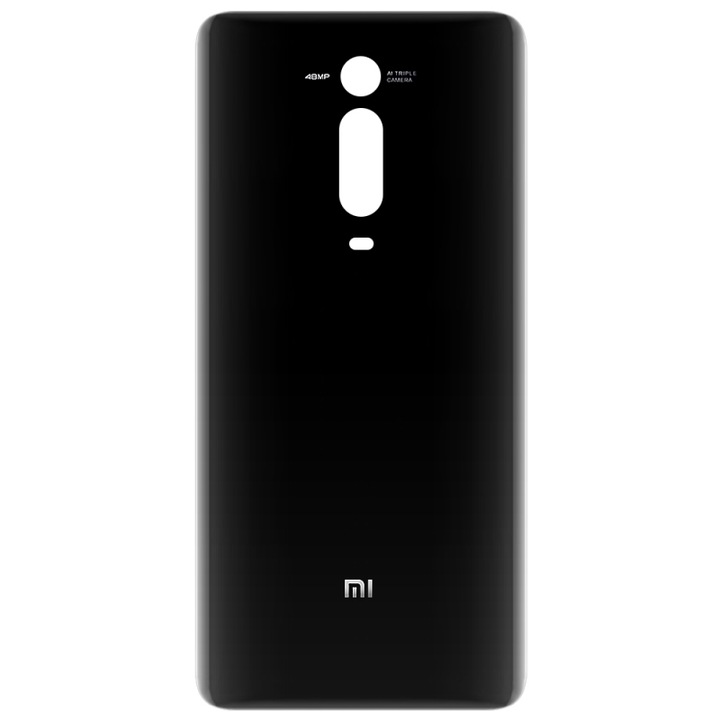 Заден калъф, съвместим с Xiaomi Mi 9T, пластмасов, черен
