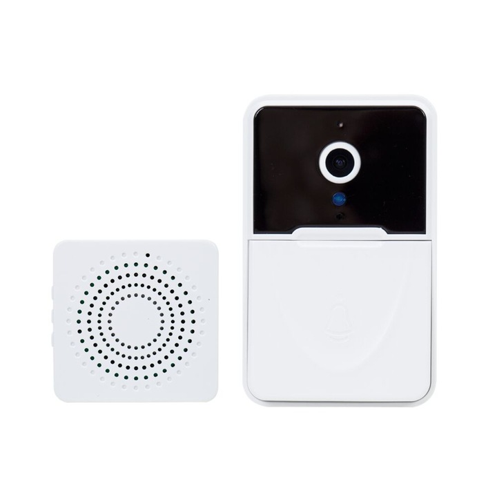 Sonerie Smart, MINI DOORBELL, Interfon Video HD Wireless Cu Aplicatie Pentru IOS Si Android