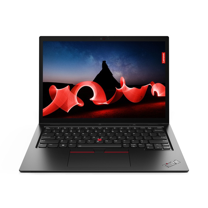 Лаптоп Lenovo ThinkPad L13 Yoga Gen 4, 21FJ002UBM, 13.3", Intel Core i7-1355U (10-ядрен), Intel Iris Xe Graphics, 16GB 4800MHz LPDDR5, Black