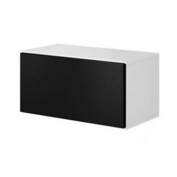 Dulap de perete, Cama Meble, MDF/PAL, 37x39x75cm, Alb/Negru