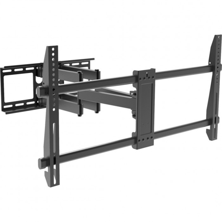 Стойка за телевизор, Montis, стомана, регулируема, диагонал 37"-85", черна