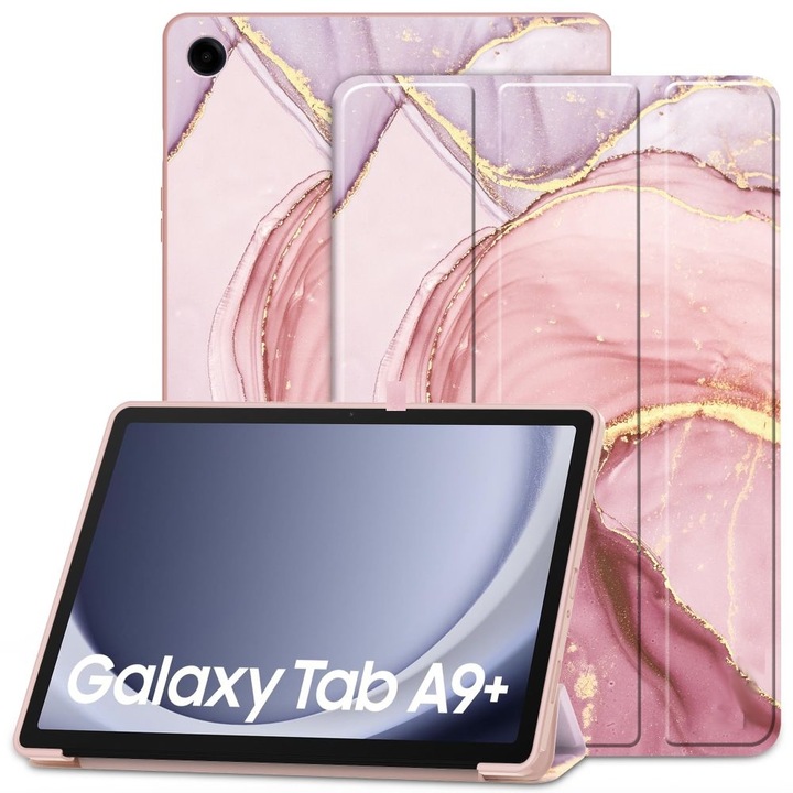 Калъф fixGuard Active SmartCover за Samsung Galaxy Tab A9+ Plus, 11" X210 / X215 / X216, Marble