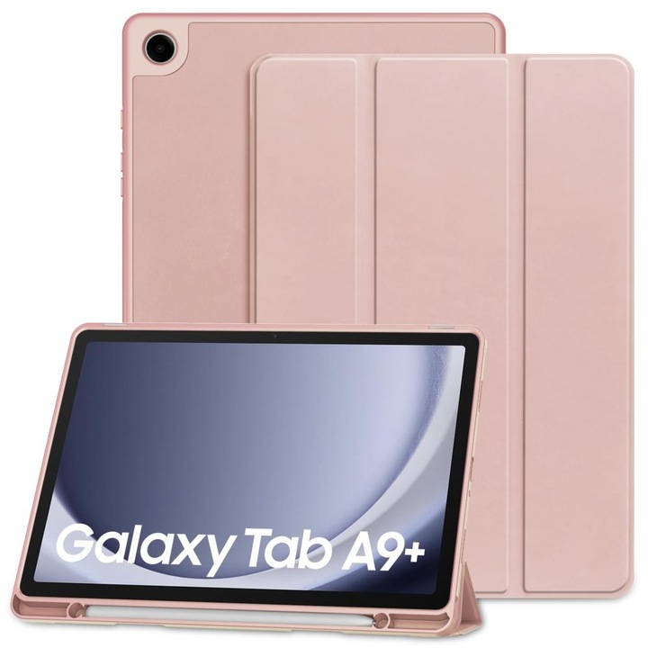Калъф fixGuard Active SmartCover, Pen Slot за Samsung Galaxy Tab A9+ Plus, 11" X210 / X215 / X216, Pink