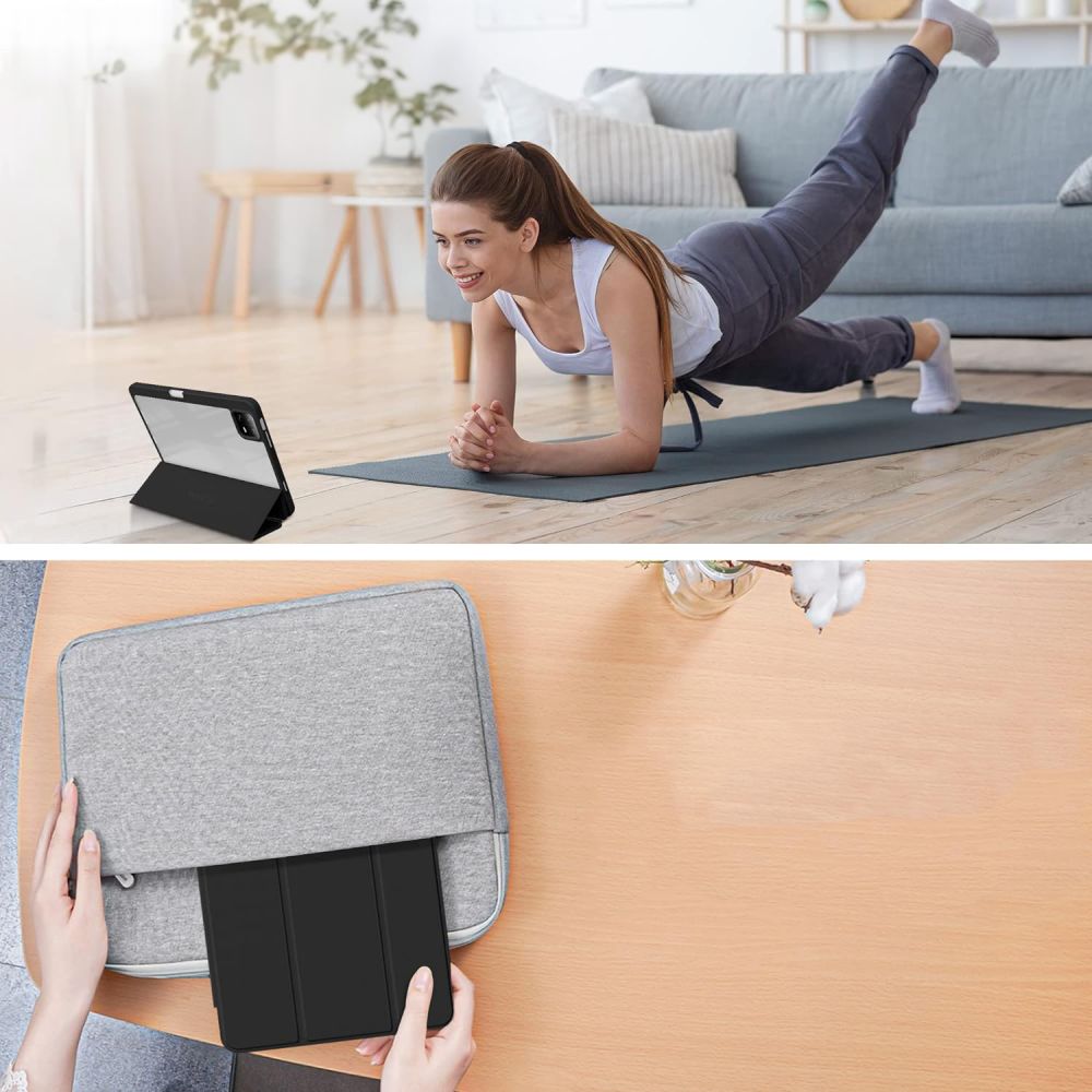 Husa Tech-Protect Smartcase Pen Hybrid compatibila cu Xiaomi Pad 6 Max 14 inch Black