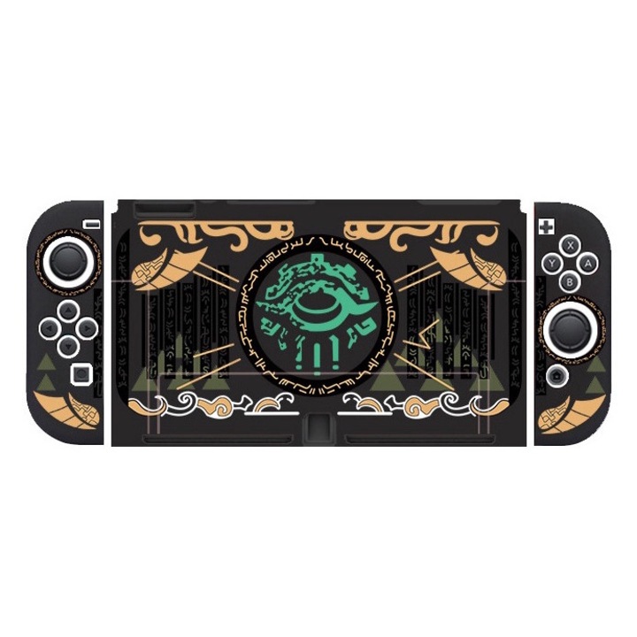 Husa moale de protectie pentru consola de jocuri Switch, SIHOiSi, TPU, Negru