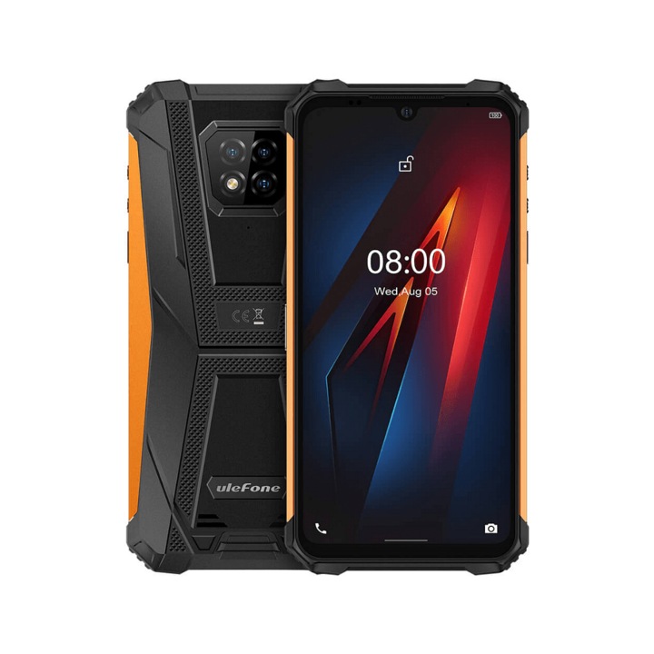 Смартфон Ulefone Armor 8, 64GB, 4GB RAM, Dual SIM, Оранжев