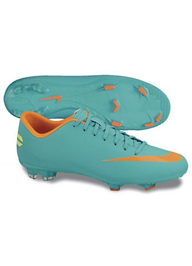 Ghete de fotbal Nike MERCURIAL VICTORY III FG, turcoaz, 46 - eMAG.ro