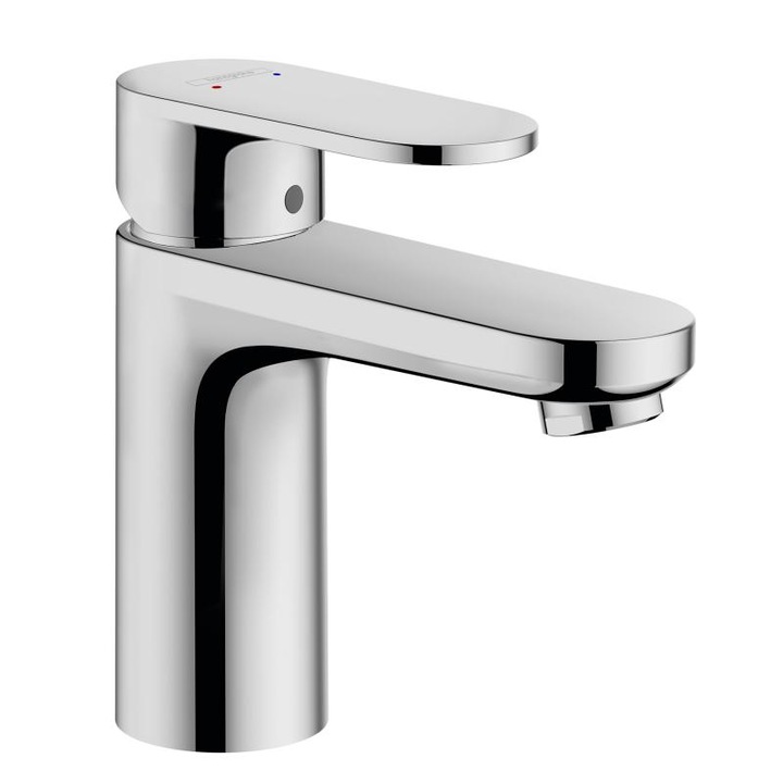 Смесител за мивка Hansgrohe Vernis Blend 71571000, 3/8'', размер M, EcoSmart, вентил с прът, хром