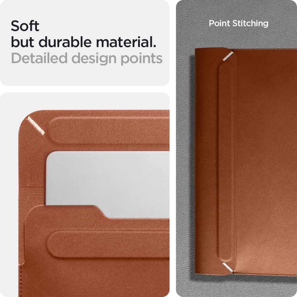Husa pentru Laptop 13-14 - Spigen Valentinus Sleeve - Classic Brown